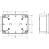 Industrial Box Polycarbonate IP66 116X74X62mm
